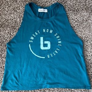 Teal Burn Boot Camp Tank